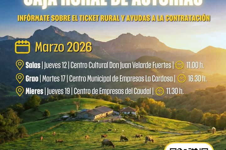 cartel jornadas Leader Caja Rural